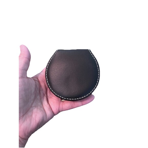 Vintage NOS GC Analog Travel Clock With Black Faux Zippered Case New Battery - Picture 3 of 5